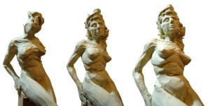 Detalles - Escultura en proceso Mujer