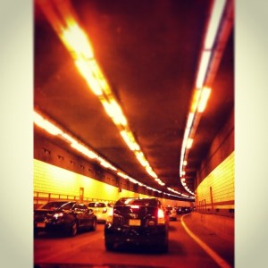 massachusetts tunnel traffic trafico tunel boston lights luces
