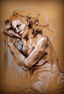 draw drawing dibujo art arte sketch softpastel pasteltiza papel paper model modelo modelovivo