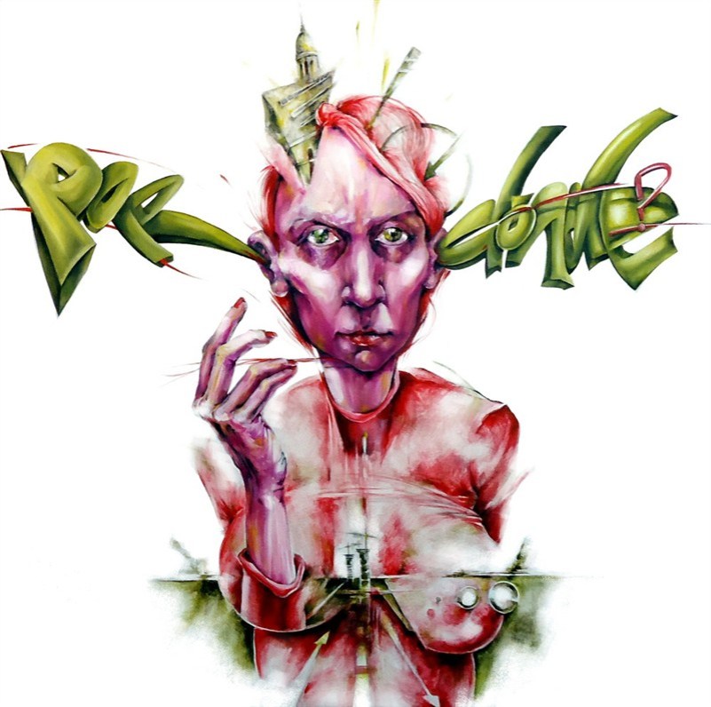 graff graffitti woman mujer portrait retrato paint painting pintura oil oleo art arte