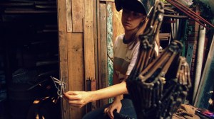portrait testing while welding