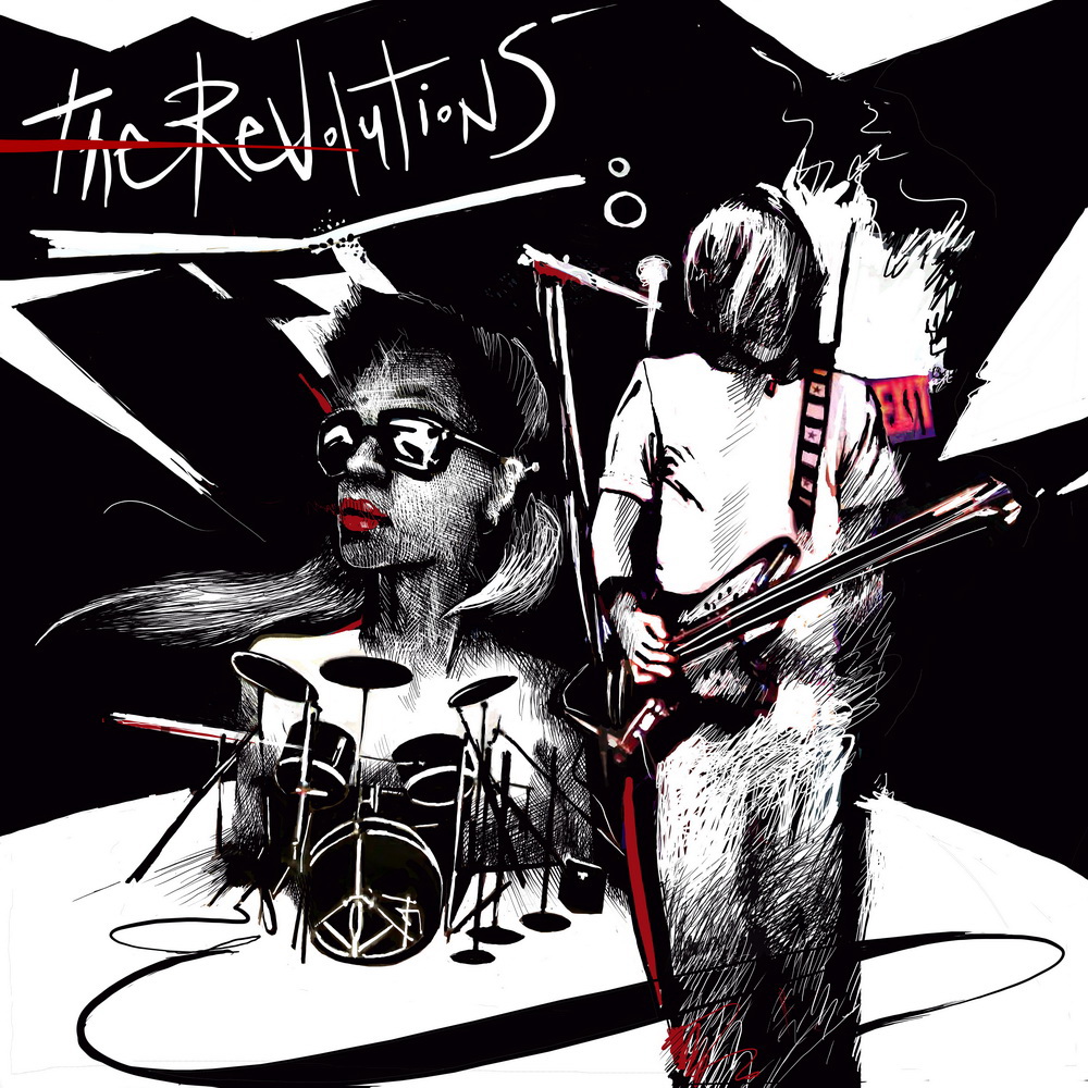 digital illsutration ilustracion dibujo draw drawing blackandwhite blancoynegro red rojo musicos musica musician artcover cover