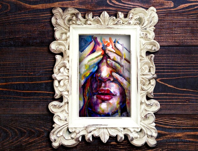 pero podrían ser guantes - oleo - 2018